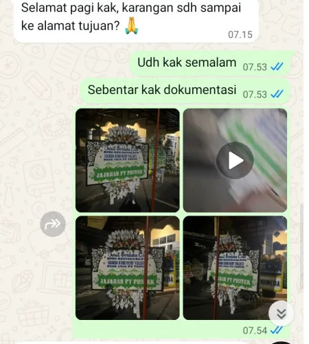 Pengiriman Papan Bunga Selamat Keniten Ponorogo