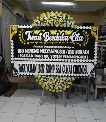 Papan Bunga di Keniten Ponorogo